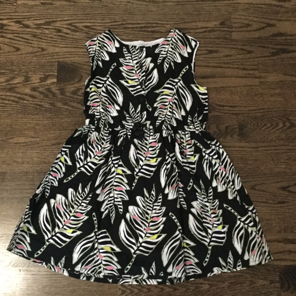 Gymboree dress, colorful leaves barely used 12girl